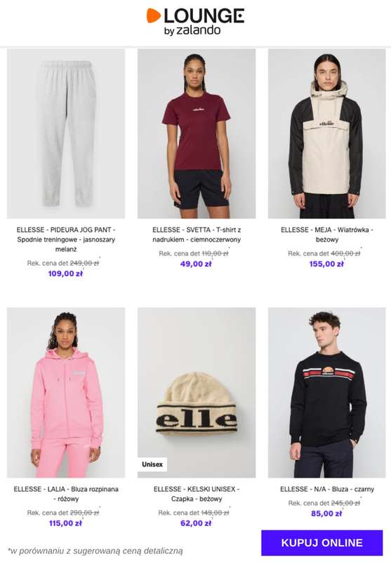 Lounge by Zalando - gazetka promocyjna Do -69% Ellesse od czwartku 08.01 do niedzieli 11.01 - strona 9