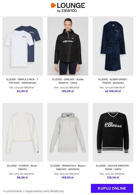 Lounge by Zalando - gazetka promocyjna Do -69% Ellesse od czwartku 08.01 do niedzieli 11.01 - strona 6