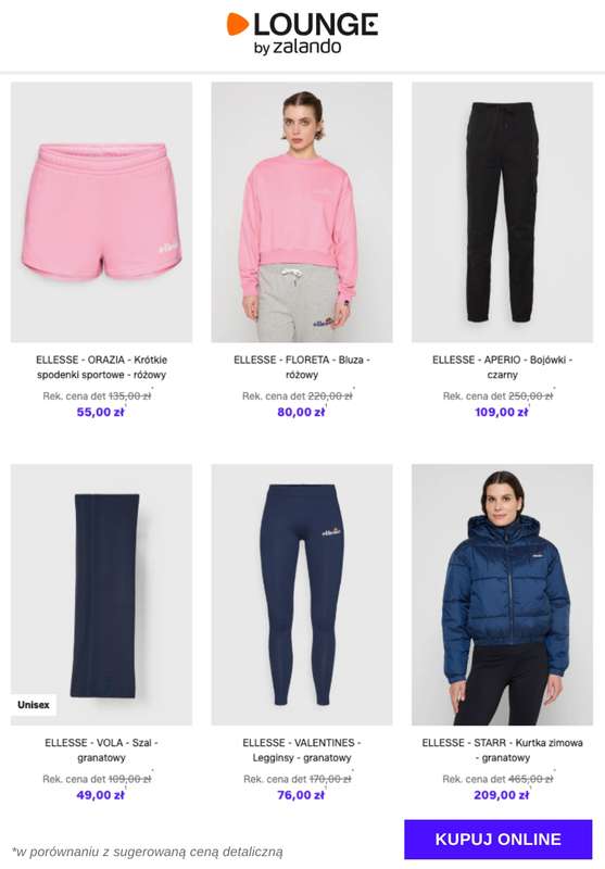 Lounge by Zalando - gazetka promocyjna Do -69% Ellesse od czwartku 08.01 do niedzieli 11.01 - strona 10