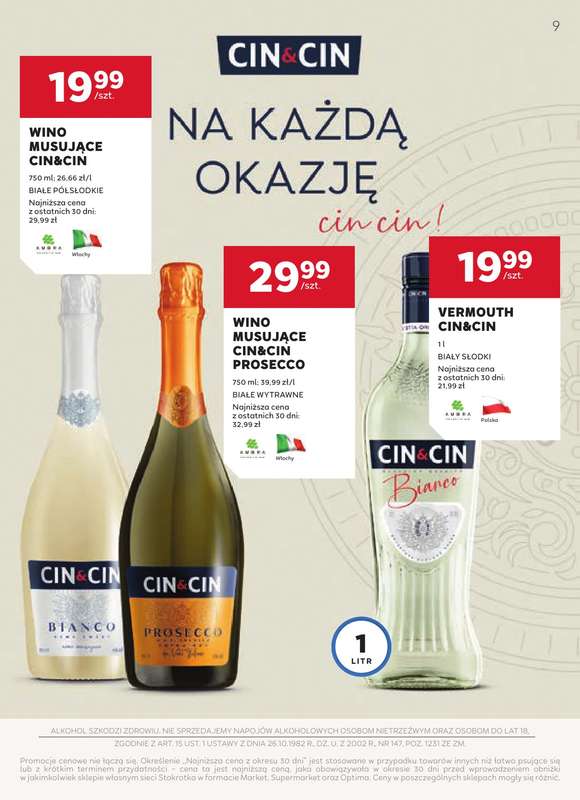 Stokrotka - gazetka promocyjna W dobrym smaku od czwartku 08.01 do środy 28.01 - strona 9