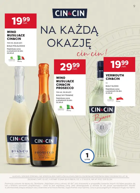 Stokrotka - gazetka promocyjna W dobrym smaku od czwartku 08.01 do środy 28.01 - strona 9