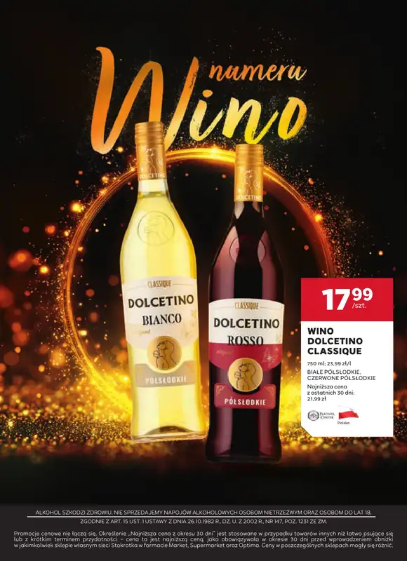 Stokrotka - gazetka promocyjna W dobrym smaku od czwartku 08.01 do środy 28.01 - strona 15