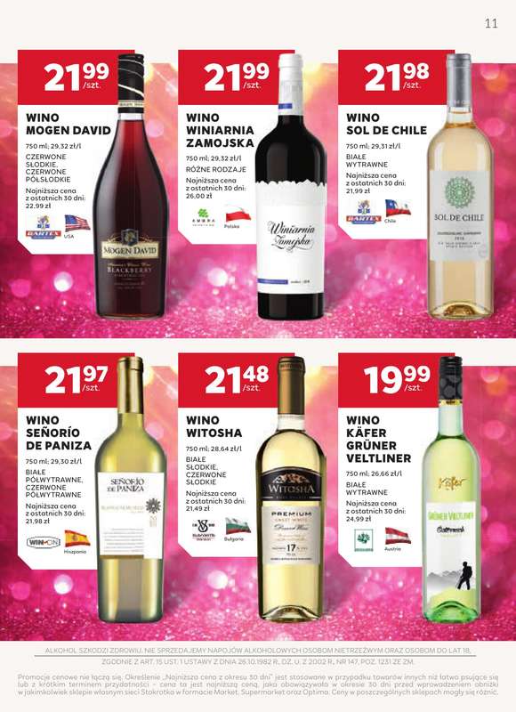 Stokrotka - gazetka promocyjna W dobrym smaku od czwartku 08.01 do środy 28.01 - strona 11