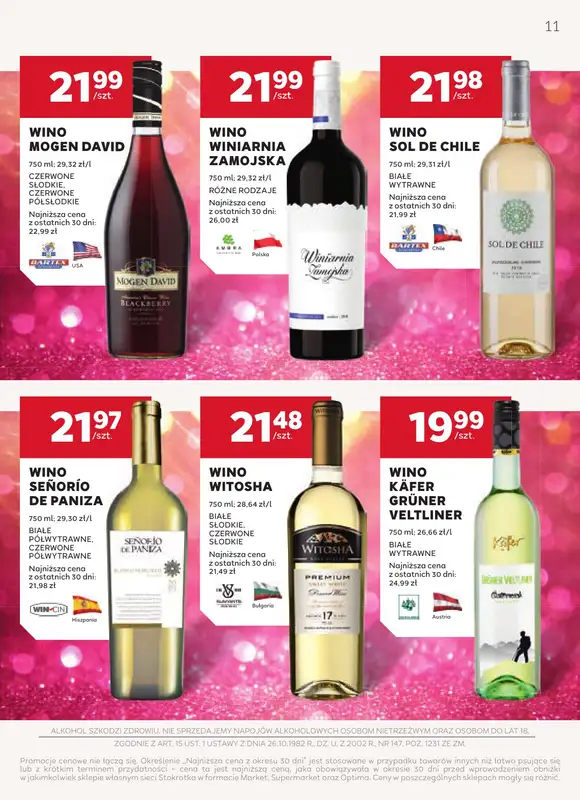 Stokrotka - gazetka promocyjna W dobrym smaku od czwartku 08.01 do środy 28.01 - strona 11