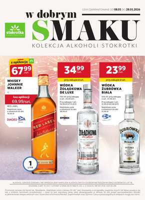 Stokrotka - gazetka promocyjna W dobrym smaku od czwartku 08.01 do środy 28.01