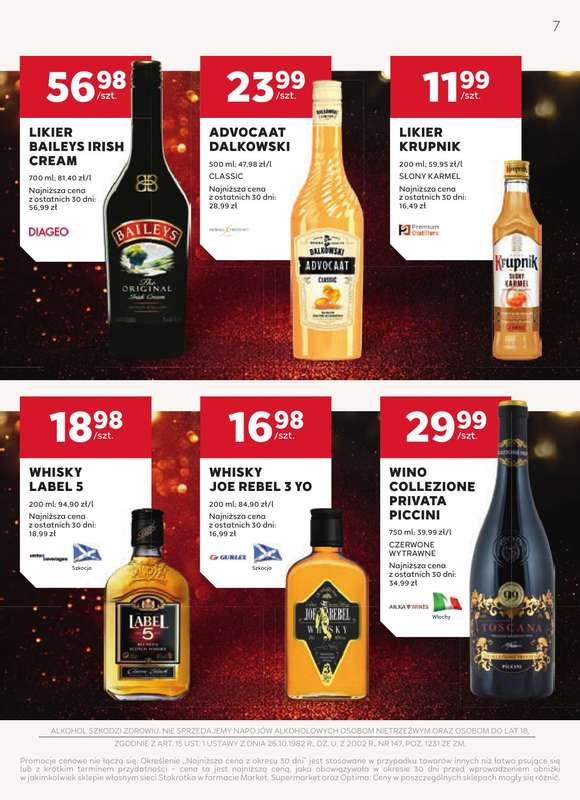 Stokrotka - gazetka promocyjna W dobrym smaku od czwartku 08.01 do środy 28.01 - strona 7