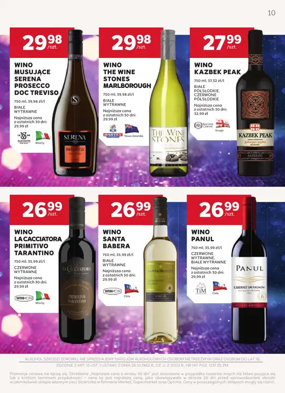 Stokrotka - gazetka promocyjna W dobrym smaku od czwartku 08.01 do środy 28.01 - strona 10