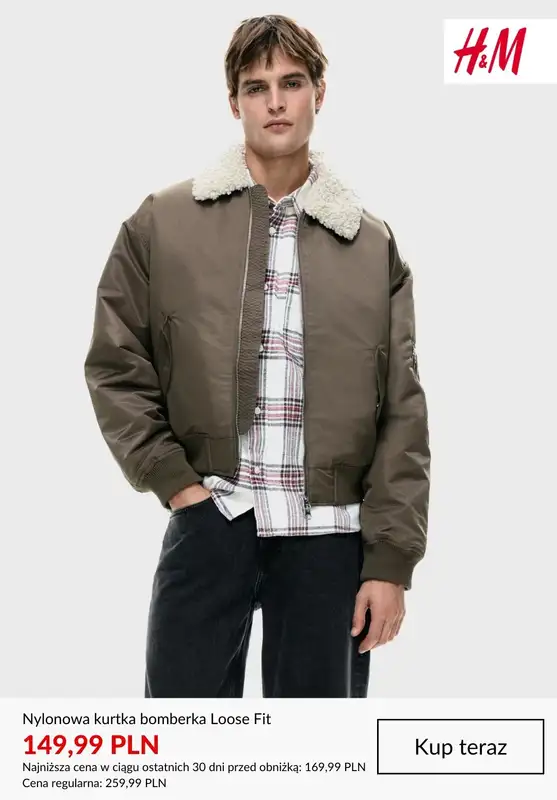 H&M - gazetka promocyjna WYPRZEDAŻ: kurtki i płaszcze męskie od czwartku 08.01  - strona 8