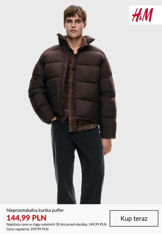 H&M - gazetka promocyjna WYPRZEDAŻ: kurtki i płaszcze męskie od czwartku 08.01  - strona 5