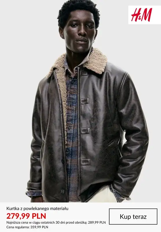 H&M - gazetka promocyjna WYPRZEDAŻ: kurtki i płaszcze męskie od czwartku 08.01  - strona 9