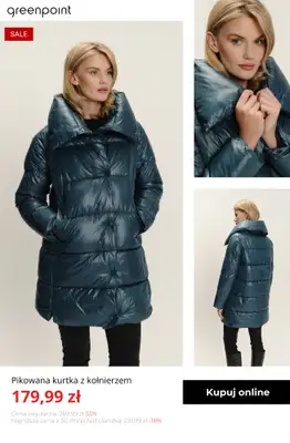 Greenpoint - gazetka promocyjna Kurtki i płaszcze do 50% taniej! od czwartku 08.01  - strona 4
