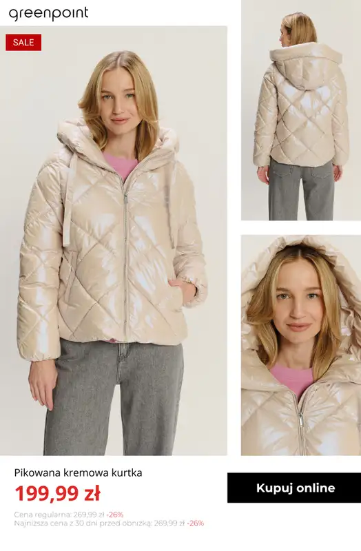 Greenpoint - gazetka promocyjna Kurtki i płaszcze do 50% taniej! od czwartku 08.01  - strona 10