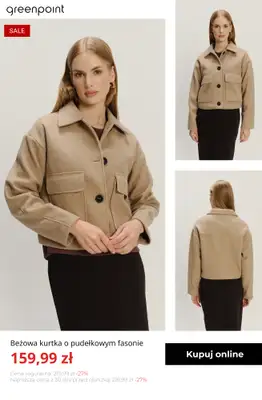 Greenpoint - gazetka promocyjna Kurtki i płaszcze do 50% taniej! od czwartku 08.01  - strona 9