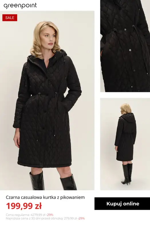 Greenpoint - gazetka promocyjna Kurtki i płaszcze do 50% taniej! od czwartku 08.01  - strona 7