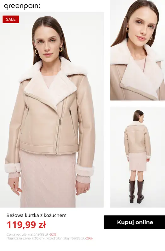 Greenpoint - gazetka promocyjna Kurtki i płaszcze do 50% taniej! od czwartku 08.01  - strona 8