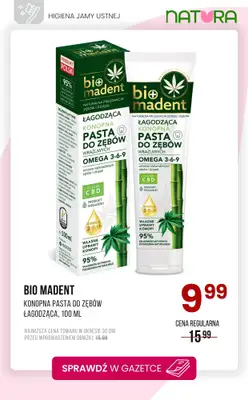 Drogerie Natura - gazetka promocyjna Higiena jamy ustnej - szczoteczki i pasty na promocji! od czwartku 08.01 do poniedziałku 19.01 - strona 4