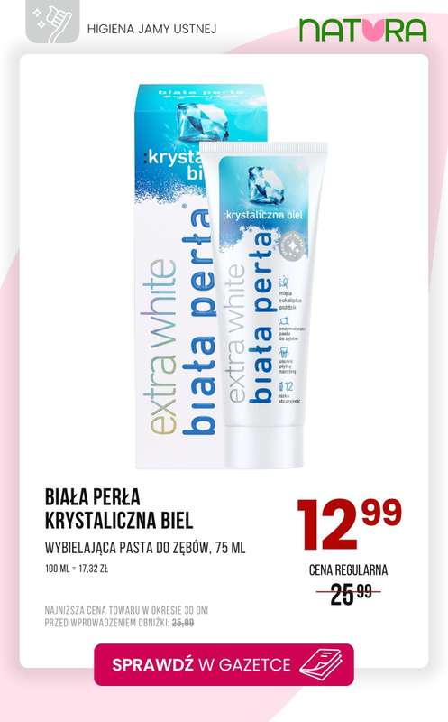 Drogerie Natura - gazetka promocyjna Higiena jamy ustnej - szczoteczki i pasty na promocji! od czwartku 08.01 do poniedziałku 19.01 - strona 2