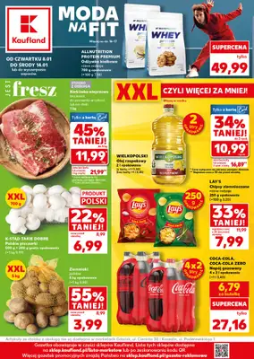 Kaufland - gazetka promocyjna Oferta Kaufland od czwartku 08.01 do środy 14.01