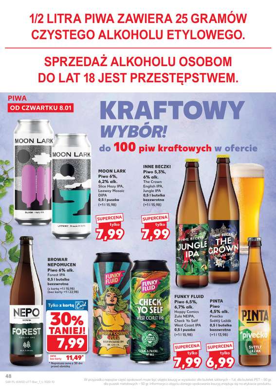 Kaufland - gazetka promocyjna Oferta Kaufland od czwartku 08.01 do środy 14.01 - strona 50