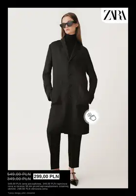 Zara - gazetka promocyjna Wyprzedaż: płaszcze damskie od czwartku 08.01  - strona 4