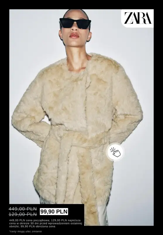 Zara - gazetka promocyjna Wyprzedaż: płaszcze damskie od czwartku 08.01  - strona 7
