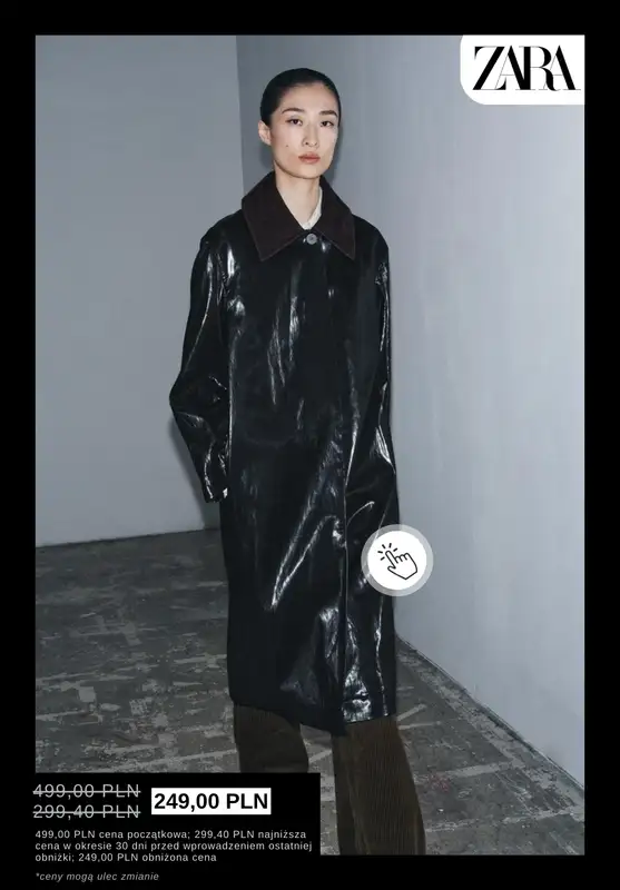 Zara - gazetka promocyjna Wyprzedaż: płaszcze damskie od czwartku 08.01  - strona 5