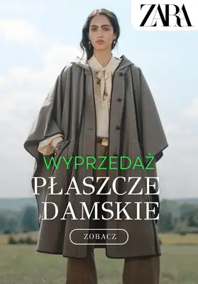 Zara - gazetka promocyjna Wyprzedaż: płaszcze damskie od czwartku 08.01 