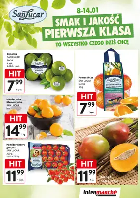 Intermarche - gazetka promocyjna Świeży kram od czwartku 08.01 do środy 14.01