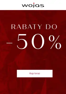 BEST SALE - gazetka promocyjna Wojas | Do -50% na wyprzedaży od czwartku 08.01 