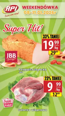 API Market - gazetka promocyjna Weekendówka od czwartku 08.01 do niedzieli 11.01