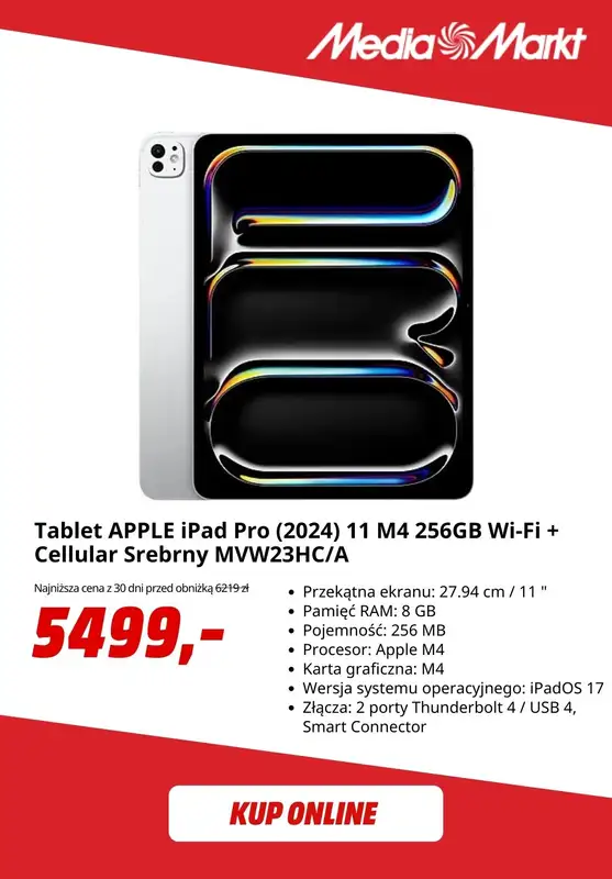 Media Markt - gazetka promocyjna Do -10% na wybrane produkty Apple od czwartku 08.01 do niedzieli 11.01 - strona 6