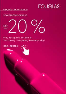 BEST SALE - gazetka promocyjna Douglas | Do -20% styczniowe okazje od czwartku 08.01 do poniedziałku 12.01