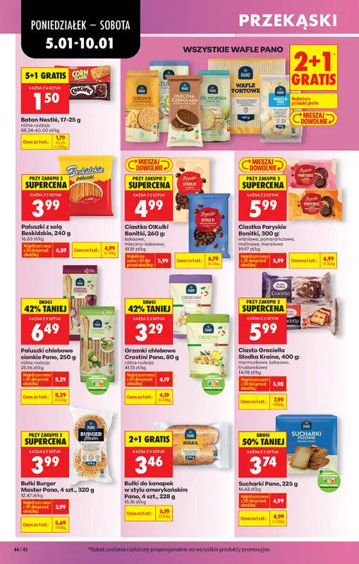 Biedronka - gazetka promocyjna Od poniedziałku od poniedziałku 05.01 do soboty 10.01 - strona 56