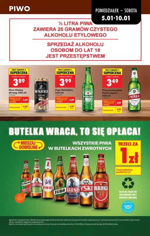Biedronka - gazetka promocyjna Od poniedziałku od poniedziałku 05.01 do soboty 10.01 - strona 63