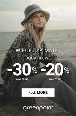 Greenpoint - gazetka promocyjna -30% na WSZYSTKO przy zakupie min. 3 sztuk od czwartku 08.01 
