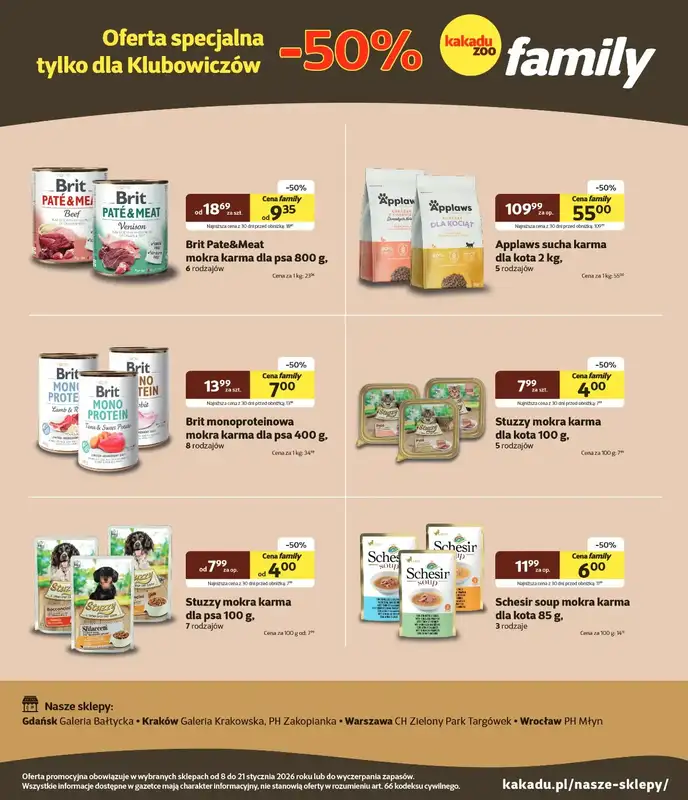 KAKADU - gazetka promocyjna Gazetka od czwartku 08.01 do środy 21.01 - strona 8
