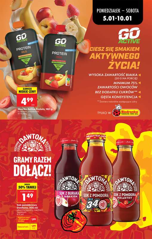 Biedronka - gazetka promocyjna Od poniedziałku, Z ladą tradycyjną od poniedziałku 05.01 do soboty 10.01 - strona 57