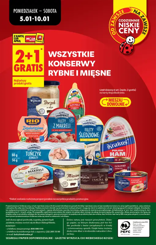Biedronka - gazetka promocyjna Od poniedziałku, Z ladą tradycyjną od poniedziałku 05.01 do soboty 10.01 - strona 83