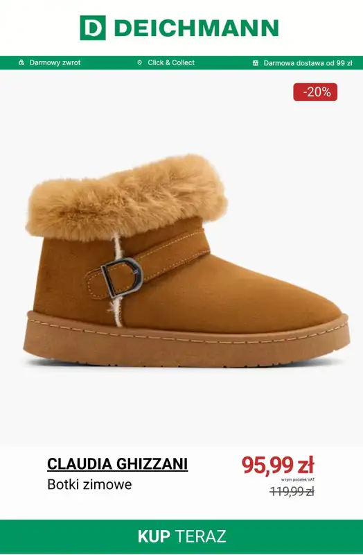 Deichmann - gazetka promocyjna Botki zimowe i śniegowce damskie w korzystnych cenach   - strona 2