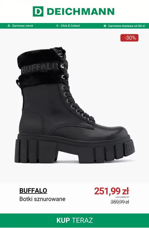 Deichmann - gazetka promocyjna Botki zimowe i śniegowce damskie w korzystnych cenach od czwartku 08.01  - strona 13