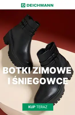 Deichmann - gazetka promocyjna Botki zimowe i śniegowce damskie w korzystnych cenach od czwartku 08.01 
