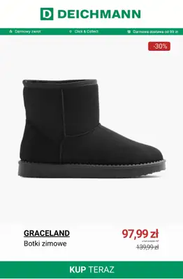Deichmann - gazetka promocyjna Botki zimowe i śniegowce damskie w korzystnych cenach od czwartku 08.01  - strona 9