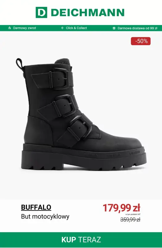 Deichmann - gazetka promocyjna Botki zimowe i śniegowce damskie w korzystnych cenach od czwartku 08.01  - strona 10