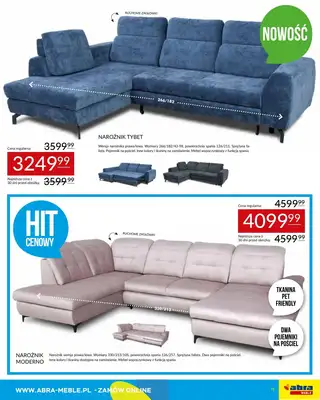 Abra Meble - gazetka promocyjna Gazetka od piątku 09.01 do środy 28.01 - strona 11
