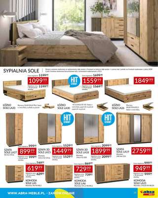 Abra Meble - gazetka promocyjna Gazetka od piątku 09.01 do środy 28.01 - strona 23