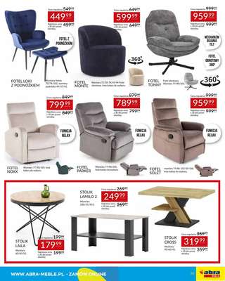 Fotel Loki z podnóżkiem