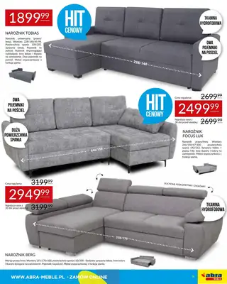 Abra Meble - gazetka promocyjna Gazetka od piątku 09.01 do środy 28.01 - strona 9