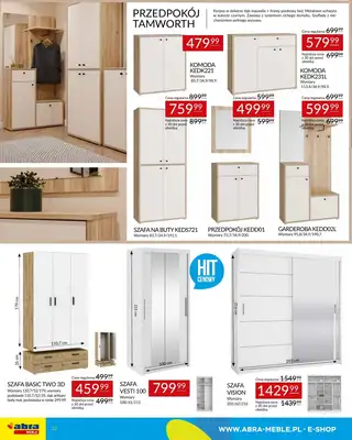 Abra Meble - gazetka promocyjna Gazetka od piątku 09.01 do środy 28.01 - strona 22