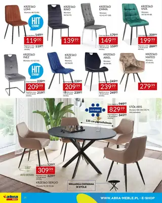 Abra Meble - gazetka promocyjna Gazetka od piątku 09.01 do środy 28.01 - strona 26