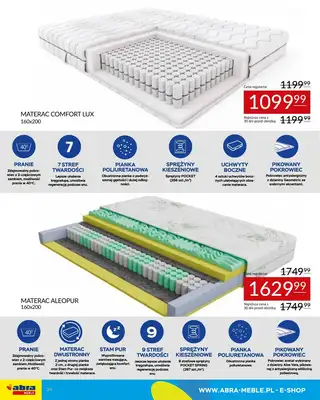 Abra Meble - gazetka promocyjna Gazetka od piątku 09.01 do środy 28.01 - strona 24